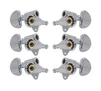 Grover 102SVC Skeleton View Rotomatics - Guitar Machine Heads, 3 + 3 - Chrome