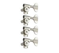 Grover 145N4 Titan Electric Bass Machines - Cabezales de bajo (4 líneas, lado de bajo izquierdo), níquel