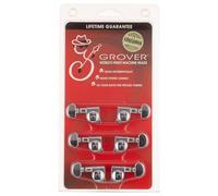 Grover 406C Rotomatic Mini 3 por lado Clavijas de afinaci n autoblocantes Cromadas