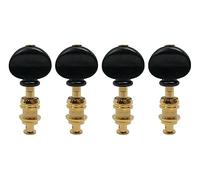 Grover 4BG Sta-Tite Ukelele Pegs with Black Button - 4 pcs. - Gold