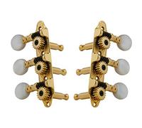 Grover 608G Sta-Tite Mini 3 On A - Cabezales para guitarra (3 + 3), color dorado