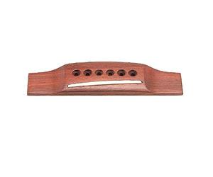 Grover B 3343 - Puente de guitarra estilo pin con silla de plástico - Rosewood