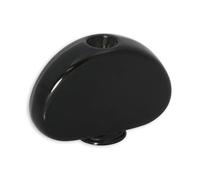 Grover GP102BC - Botones de tamaño estándar, 6 unidades, color negro cromado