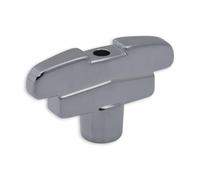 Grover GP109C - Botones de tamaño estándar de 3 pasos, 6 unidades, color cromado