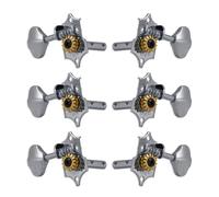 Grover H97C Original Sta-Tite Machine Head Horizontal - Cabezales para máquina de guitarra, 3 + 3, cromado