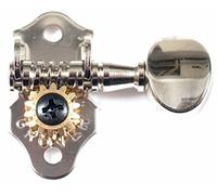 Grover STA-TITE - Clavijas para ukelele (2+2, níquel)