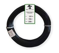Grow A Bonsai Tree Anodizado de aluminio de 1,0 mm de Formación Bonsai alambre 250G rollo grande (375 pies) - (1,0 mm) 1.0mm Negro