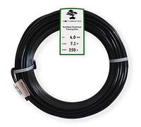 Grow A Bonsai Tree Anodizado de aluminio de 4,0 mm de Formación Bonsai alambre 250G gran rollo (23 pies) - (4,0 mm) 4.0mm Negro