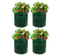 Grow Bags - Fabric Planting Pots for Garden Use for Vegetables Flowers Beans | Breathable Nonwoven Material with Reinforced Handles, Drainage Design for Healthy Root Growth Outdoor