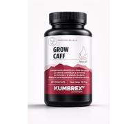 GROW CAFF - Cafeína Microencapsulada NewCaff® de Liberación Prolongada - 76 mg por Cápsula - Ayuda a Aumentar la Atención y el Estado de Alerta - 60 Cápsulas Vegetales