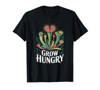 Grow Hungry Plantas Carnivoras Tropicales Camiseta gráfica económica