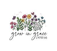 Grow In Grace Unique 2 Peter 3:18 lined Composition Notebook - 7.5 x 9.25, 100 Pages, 200 Sheets: Grow In Grace Collection