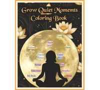 Grow Quiet Moments Coloring Book: Retro Window Garden Mindful Coloring | 30+ borderless 8.5 x 11 pages with outlined verses to soothe anxiety and promote calm