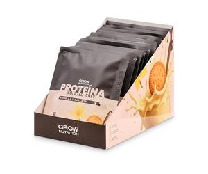 Grow Wellness Proteína Aislada Vainilla y Galleta 10 x 35g