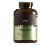 Grow Wellness - Stay Calm | Suplemento en Cápsulas a Base de Ashwagandha KSM-66 | 180 Cápsulas | Sin Gluten y Apto para Veganos