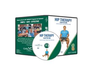 Grow Young Fitness Capítulo Uno Ejercicios de terapia de cadera para personas mayores - Estira y fortalece tus caderas en casa - Simple seguro y eficaz Volver a lo básico DVD de entrenamiento para personas mayores