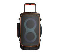 Growalleter Bolsa de carro para JBL PartyBox 520 - Funda protectora con ruedas y asas, almacenamiento portátil para altavoces y accesorios, bolsa de viaje duradera para DJs, fiestas al aire libre y