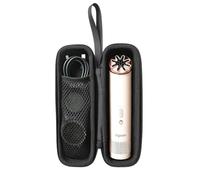 Growalleter Funda de transporte rígida compatible con el mini ventilador portátil Dy-Son HushJet, bolsa protectora de viaje con bolsillo de malla, solo funda