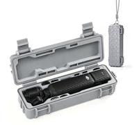 Growalleter Funda rígida para DJI Osmo Pocket 4, caja de almacenamiento de viaje impermeable IP67 con forro de silicona personalizado, cordón y mosquetón, se adapta a cámara, mango de batería, filtros