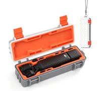 Growalleter Funda rígida para DJI Osmo Pocket 4, caja de almacenamiento de viaje impermeable IP67 con forro de silicona personalizado, cordón y mosquetón, se adapta a cámara, mango de batería, filtros