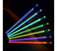 GrowDaily Baquetas Iluminadas, 15 Que Cambian De Color, Electrónicas Personalizadas 5A (un Par), Para Niños
