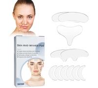 Grower Parche De Silicona Facial,Silicona Para Arrugas,Parches Antiarrugas Parches,Parches Para Las Arrugas De Cara Facial,Parches Faciales Antienvejecimiento Reutilizables,Anti-Envejecimiento