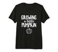 Growing a Little Pumpkin Embarazo Maternidad Halloween Mamá Camiseta Premium