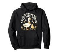 Growing A Silly Little Goose Humor Embarazo Sudadera con Capucha