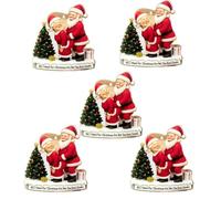Growing Old Together with Santa and Mrs. Claus, Couples and Family, Couple Santa Old Acrylic Together Funny Growing