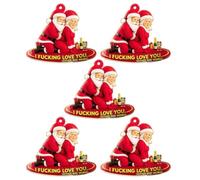 Growing Old Together with Santa and Mrs. Claus, Couples and Family, Funny Growing Santa Together Acrylic Old Couple