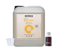 GROWMANIA Bio Down de BioBizz 5L + Muestra Boost Up de Up Nutrients + Vaso Medidor | Solución de PH para Grandes Jardines | Asegura Crecimiento Óptimo y Salud de Plantas