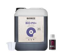 GROWMANIA Bio Up de BioBizz 5L + Muestra Boost Up de Up Nutrients + Vaso Medidor | Solución de PH para Grandes Jardines | Asegura Crecimiento Óptimo y Salud de Plantas