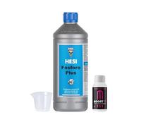 GROWMANIA HESI Fósforo Plus + Muestra Boost Up de Up Nutrients + Vaso Medidor | Abono Líquido Flores Plantas y Cultivos | Estimulación Crecimiento