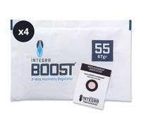 GROWMANIA Integra Boost 55% - 4 Unidades de 67 Gramos Regulador Humedad - Humidificador de 2 vías con Indicador Desgaste - Duración Hasta 3 Meses