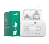 Grownsy Calienta Biberones | Esterilizador Biberones | Calentador Rápido de Alimentos para Bebés 9-en-1 y Descongelador Calentador Pantalla LCD Control Preciso de Temperatura para Leche Materna
