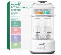 Grownsy Esterilizador y Secador de Biberones 5 en 1 - Eléctrico, Compacto y Rápido, para Biberones, Chupetes y Piezas de Sacaleches