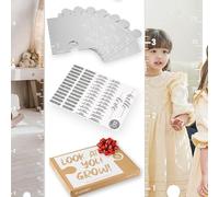 Growth Chart Mirror | Espejo de Tabla de Crecimiento | Tabla de Altura para Niños | Tabla de Crecimiento del Espejo de Rompecabezas para Pared | Tabla de Espejos de Medición de Altura para Niños