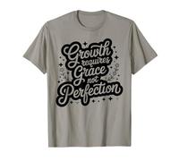 Growth Requires Grace Not Perfection Positive Boho Nature Camiseta