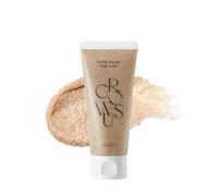 Growus Exfoliant - Exfoliante de piel de oveja con sal marina y complejo de algas, exfoliante, nutritivo, cálido, para cuero cabelludo, 120 g