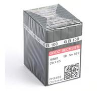 GROZ-BECKERT Aguja 100 Groz Beckert FFG/SES DBXK5 Agujas industriales para máquina de coser compatibles con Tajima Barudan SWF (9 (65))