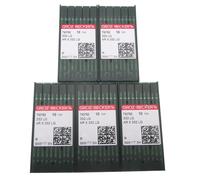 GROZ-BECKERT - Aguja en caja de plástico transparente CKPSMS, 50 agujas Groz-Beckert 332 LG ARX332 LG para máquina de parches de zapatos compatibles con/reemplazo para la marca Adler 30-5,30-7 (tamaño