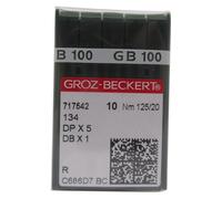GROZ-BECKERT agujas - 100piezas Groz Beckert DBX1 1738 16X257 agujas de la máquina de coser (Groz Beckert DBX1 20/125)