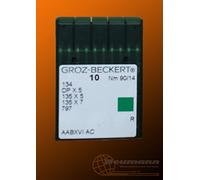 GROZ-BECKERT Agujas para máquina de coser, 10 unidades (10 Nm 90/14)