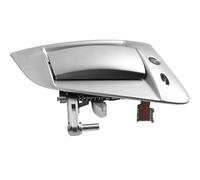 Grozzy Embellecedor de la cubierta del pestillo de la man Manija exterior de la puerta izquierda del automóvil 80607-1EA0B 370Z 2009-2018 Metal plateado