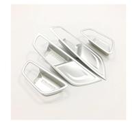 Grozzy Manija de puerta interior Para Hyundai Para Kona Para Encino 2018 2019 Interior de la puerta del coche Tazón Protector Marco Cubierta Recorte Shell Car Styling(2)