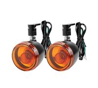 Grozzy Reemplazo señales de giro motocicleta Para Giro delantero de motocicleta para luces señal, lámparas indicadoras ámbar para Harley para Sportster 883 1200 para Dyna para Softail para Fatboy
