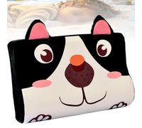 Grpquatsch Almohada para NiñOs, Almohada Plana Que No DañA La Piel, Suave Y Transpirable para Un SueñO Seguro, para NiñA NiñO Hogar GuarderíA Sofá Viaje M-Dog