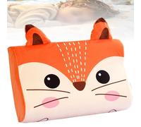 Grpquatsch Almohada para NiñOs, Almohada Plana Que No DañA La Piel, Suave Y Transpirable para Un SueñO Seguro, para NiñA NiñO Hogar GuarderíA Sofá Viaje S-Fox