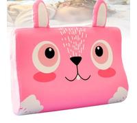 Grpquatsch Almohada para NiñOs, Almohada Plana Que No DañA La Piel, Suave Y Transpirable para Un SueñO Seguro, para NiñA NiñO Hogar GuarderíA Sofá Viaje S-Rabbit