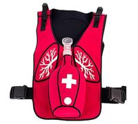 Grpquatsch Chaleco De Entrenamiento De SimulacióN De ObstruccióN De Las VíAs Respiratorias, Entrenamiento De PráCtica De para Enfermeras Y Estudiantes, Accesorios De EnseñAnza RedAdult